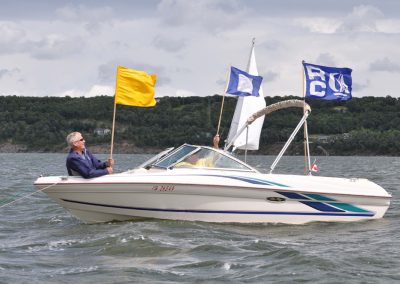 Sailboat on a lake