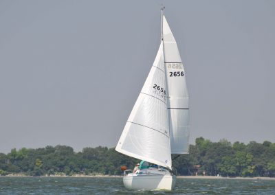 Sailboat on a lake