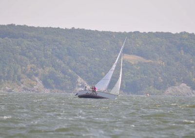 Sailboat on a lake