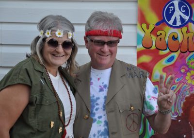 People in hippie clothing for YachtStock 2017