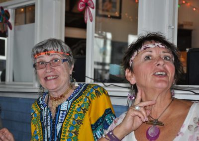 Women dressed as hippies for YachtStock 2017