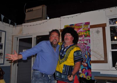 People dressed as hippies for YachtStock 2017
