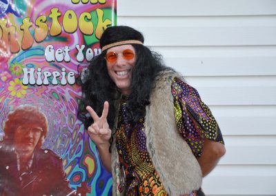 Person in hippie clothing for YachtStock 2017